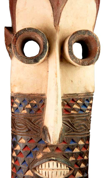 Masque africain Pende – Sculpture traditionnelle en bois