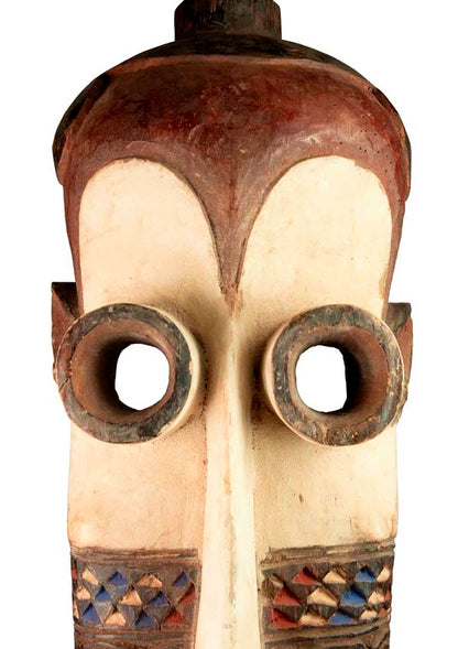 Masque africain Pende – Sculpture traditionnelle en bois