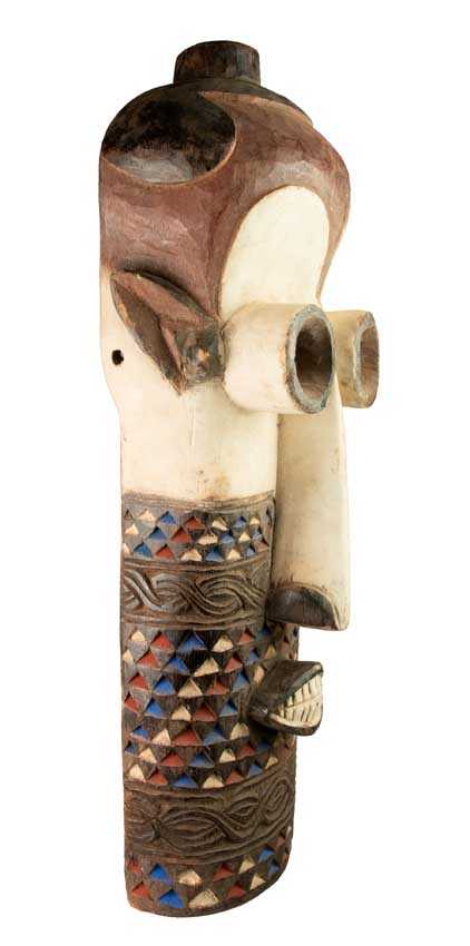 Masque africain Pende – Sculpture traditionnelle en bois
