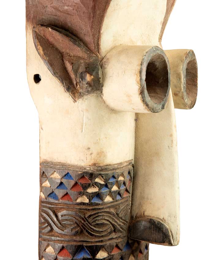 Masque africain Pende – Sculpture traditionnelle en bois