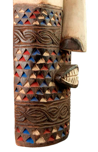 Masque africain Pende – Sculpture traditionnelle en bois
