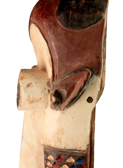 Masque africain Pende – Sculpture traditionnelle en bois