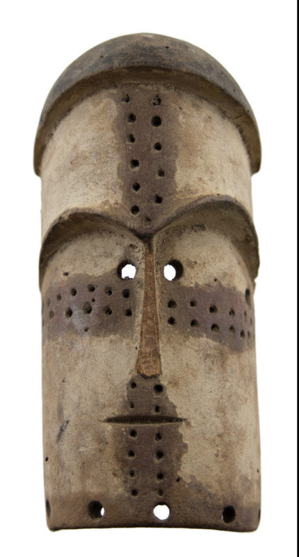 Masque passeport Tsogho – Masquette africaine en bois 15 cm