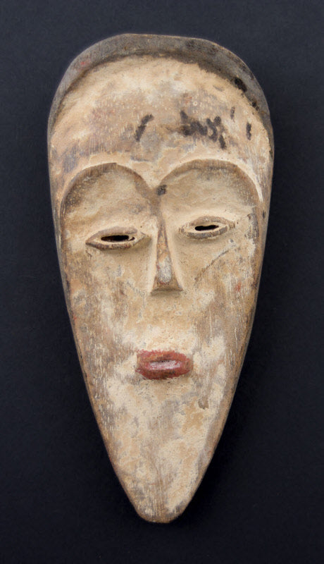 Masque passeport Fang – Masquette africaine en bois et pigments