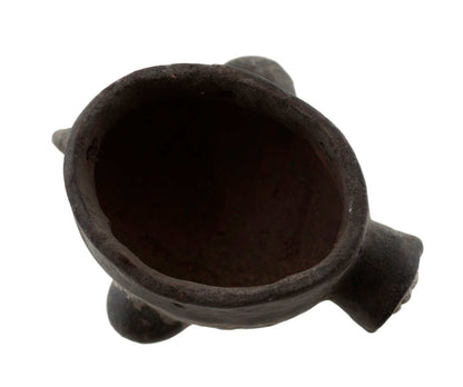 Masquette africaine votive en terre cuite – masque passeport miniature