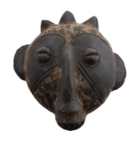Masquette africaine votive en terre cuite – masque passeport miniature