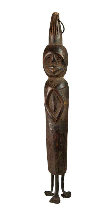 Statuette africaine Chamba – Sculpture traditionnelle en bois du Nigéria