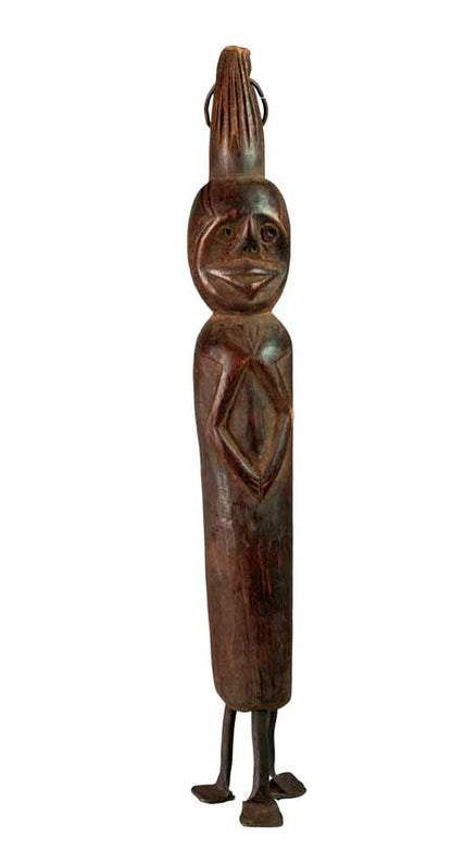 Statuette africaine Chamba – Sculpture traditionnelle en bois du Nigéria