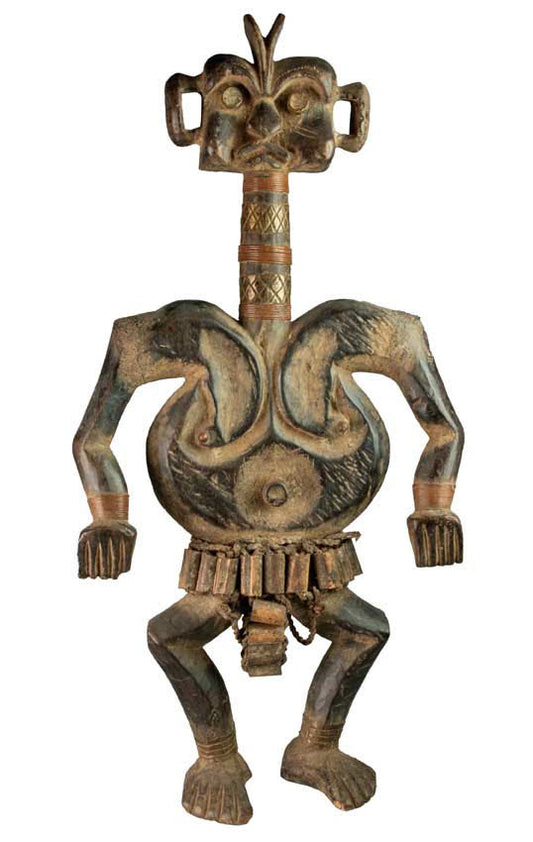 Statue africaine marionnette Tikar – Cameroun