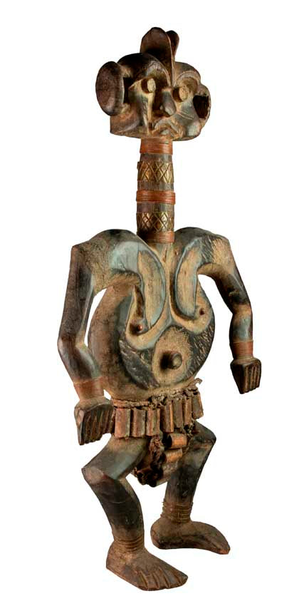 Statue africaine marionnette Tikar – Cameroun