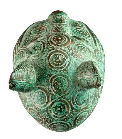 Tête de léopard Yoruba en bronze – Nigéria