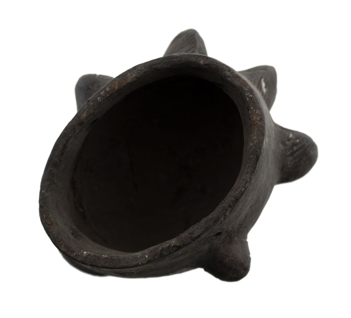 Masquette africaine votive Ibibio en terre cuite – masque passeport divinatoire