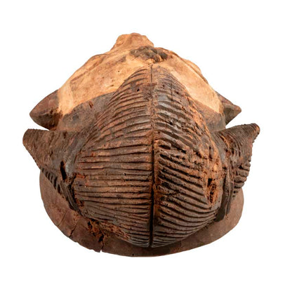Masque Punu africain en bois – 35 cm