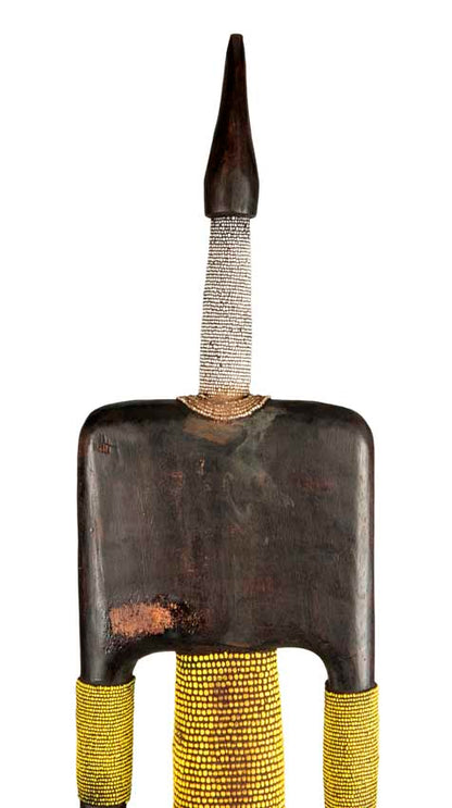 Grande statue Namji – Poupée africaine de 104,5 cm du Cameroun