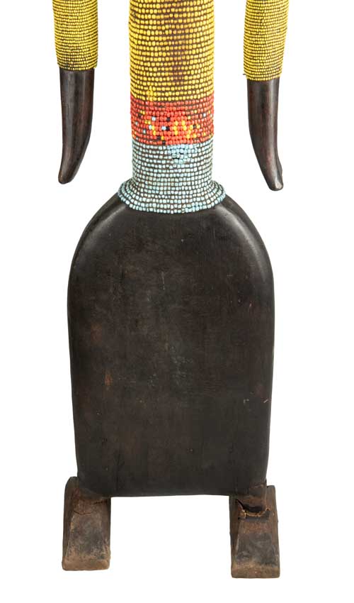 Grande statue Namji – Poupée africaine de 104,5 cm du Cameroun