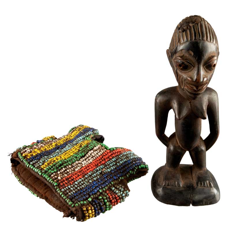 Statue Yoruba Ibeji jumeau féminin 22 cm – Art ethnique africain