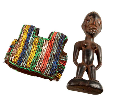 Statue Yoruba Ibeji jumeau féminin 22 cm – Art ethnique africain