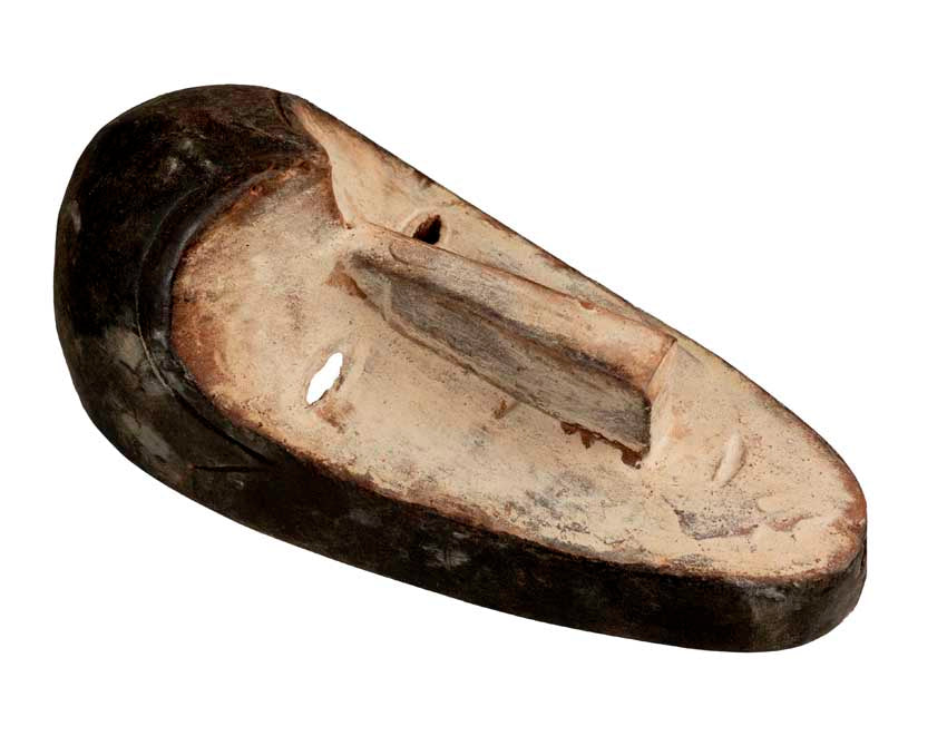 Masque passeport Fang – Masquette africaine en bois 17,5 cm