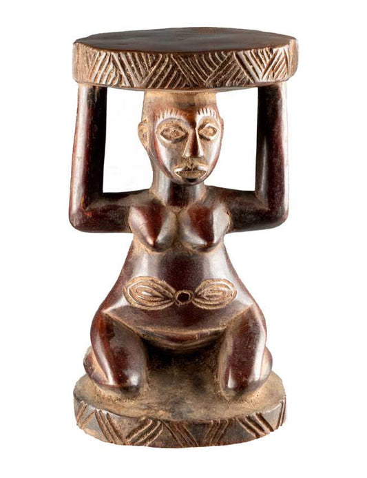 Tabouret Songye en bois sculpté – Art tribal africain