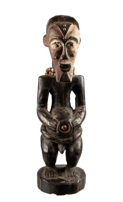 Statuette africaine Hemba – Sculpture en bois du Congo
