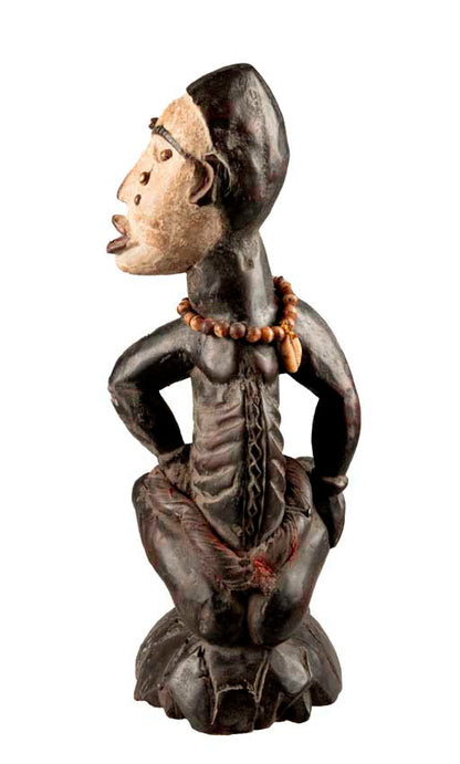 Statuette africaine Kongo – Sculpture traditionnelle en bois du Congo