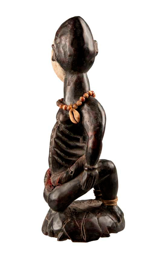Statuette africaine Kongo – Sculpture traditionnelle en bois du Congo