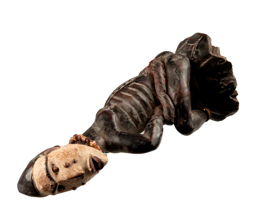 Statuette africaine Kongo – Sculpture traditionnelle en bois du Congo
