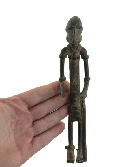 Ancêtre de chefferie Dogon en bronze oxydé – Mali