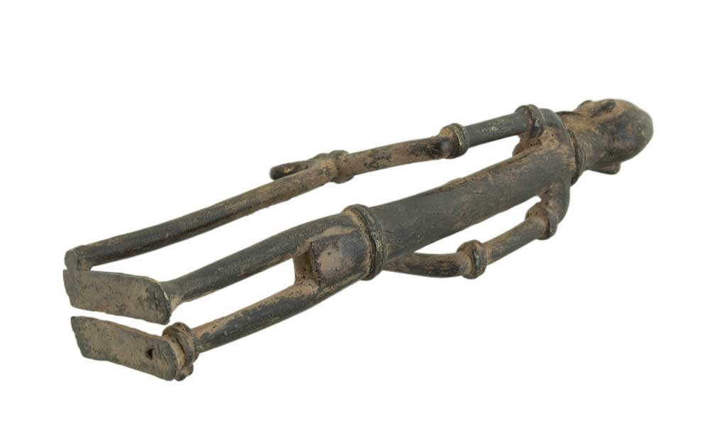 Ancêtre de chefferie Dogon en bronze oxydé – Mali