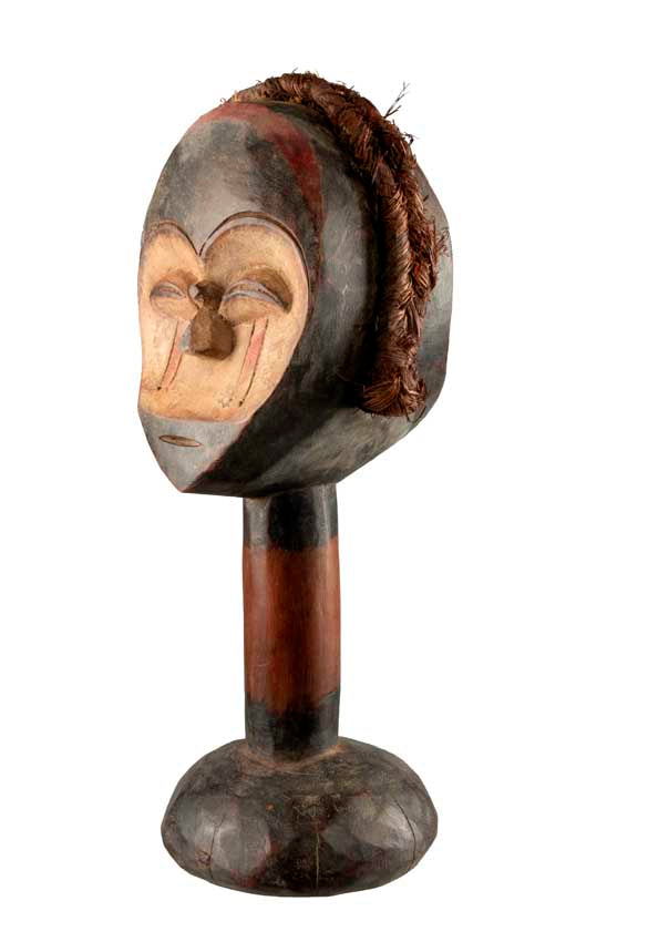 Statue Lega buste Bwami à deux visages – 31 cm