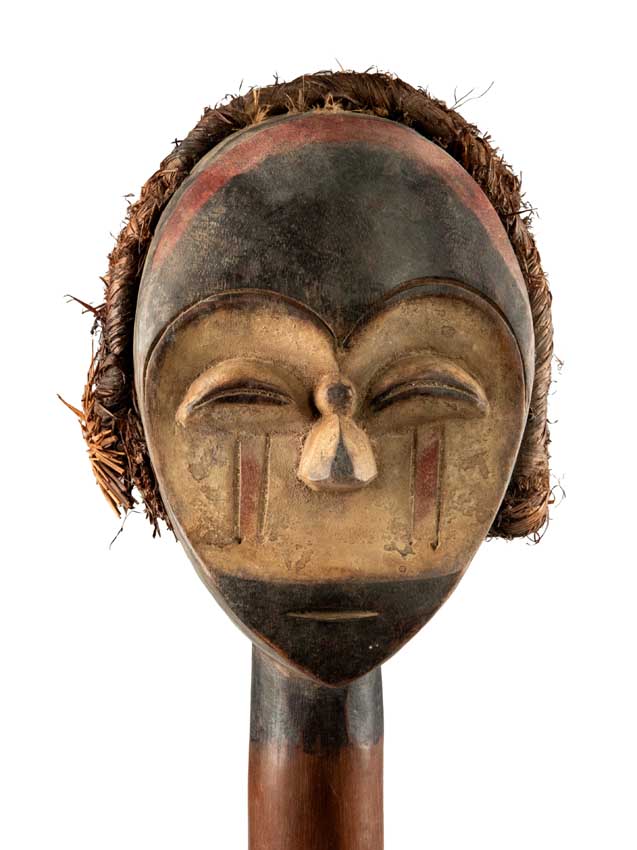 Statue Lega buste Bwami à deux visages – 31 cm