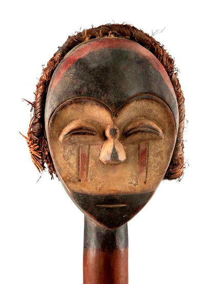 Statue Lega buste Bwami à deux visages – 31 cm