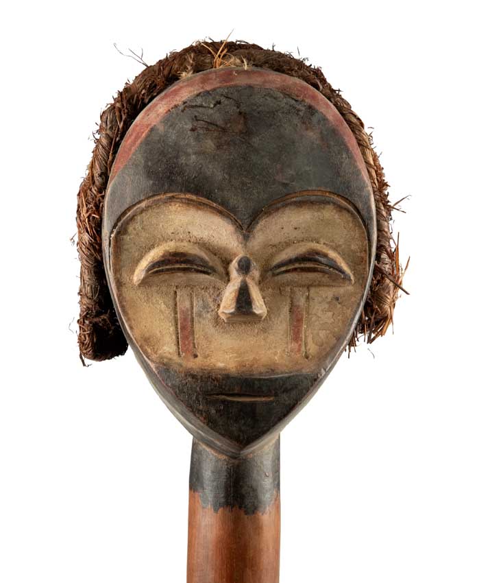 Statue Lega buste Bwami à deux visages – 31 cm
