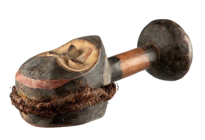 Statue Lega buste Bwami à deux visages – 31 cm