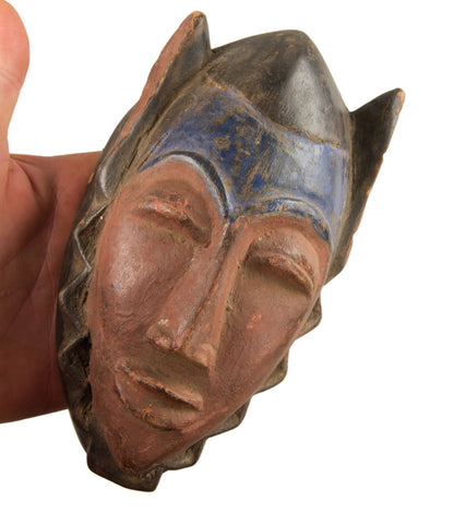 Masque passeport Gouro – Masquette africaine en bois 18 cm