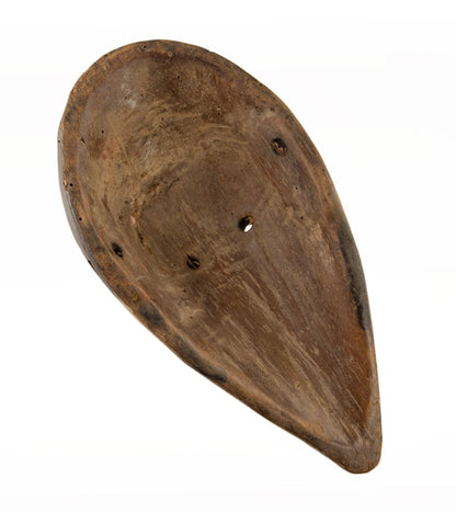 Masque passeport Fang – Masquette africaine en bois 19 cm