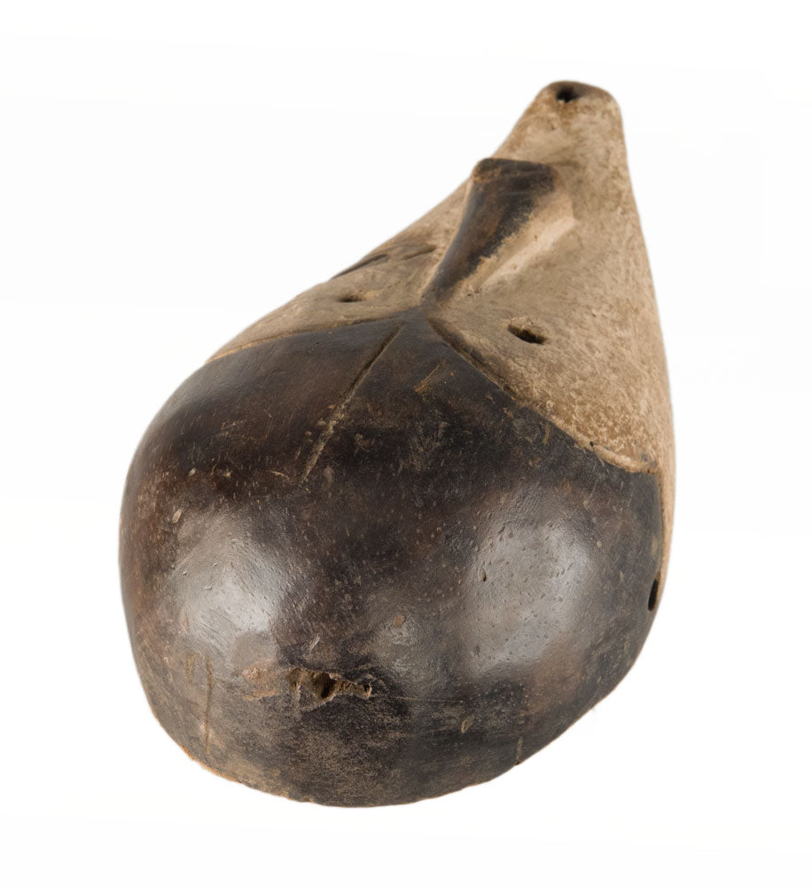 Masque passeport Fang – Masquette africaine en bois 19 cm