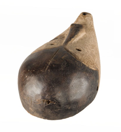 Masque passeport Fang – Masquette africaine en bois 19 cm