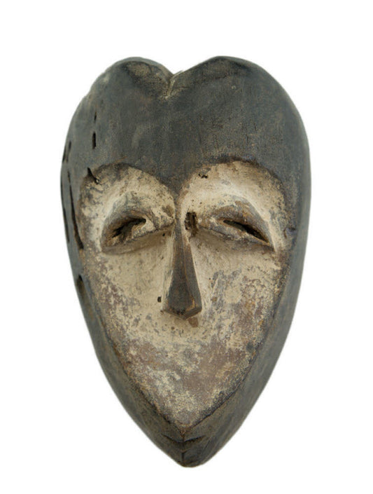 Masquette zoomorphe Kwele – Masque miniature passeport africain en bois