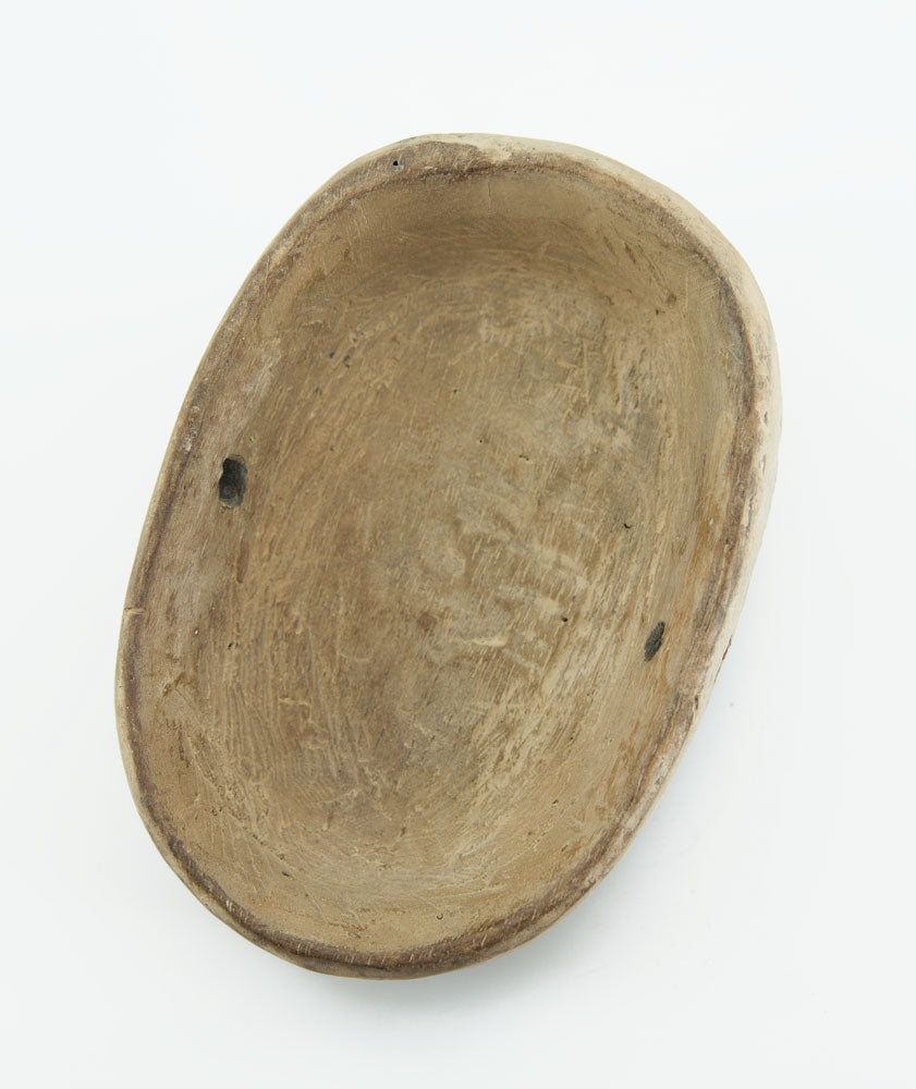 Masque passeport Vuvi – Masquette africaine en bois et pigments 14 cm
