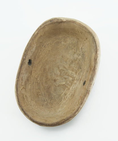 Masque passeport Vuvi – Masquette africaine en bois et pigments 14 cm
