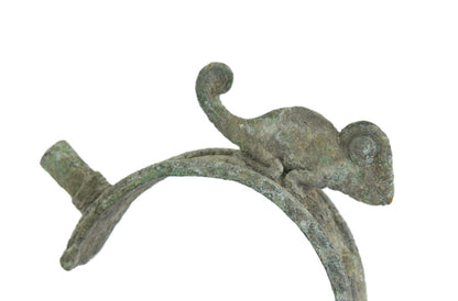 Bracelet africain Dogon – Manille en bronze et monnaie traditionnelle