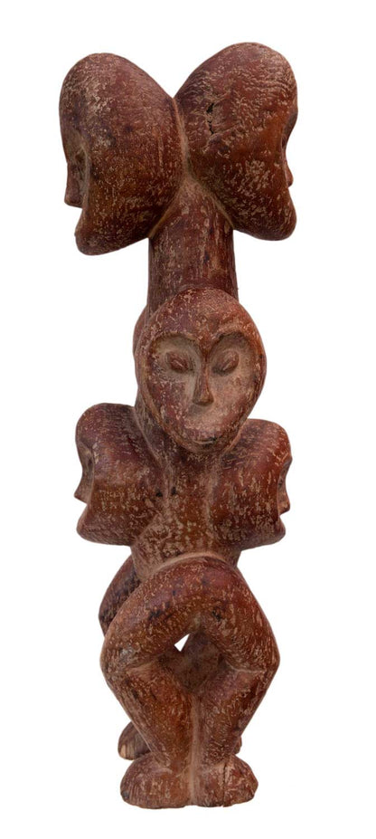 Statue Lega Sakimatwematwe – Figure masculine du Bwami en bois