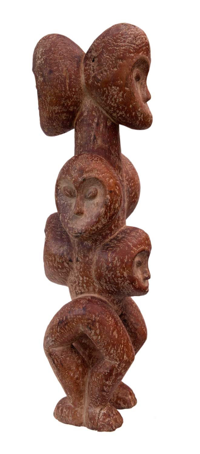 Statue Lega Sakimatwematwe – Figure masculine du Bwami en bois