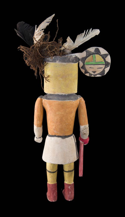 Poupée style Tawa Hopi – Kachina amérindienne du Soleil 34,7 cm