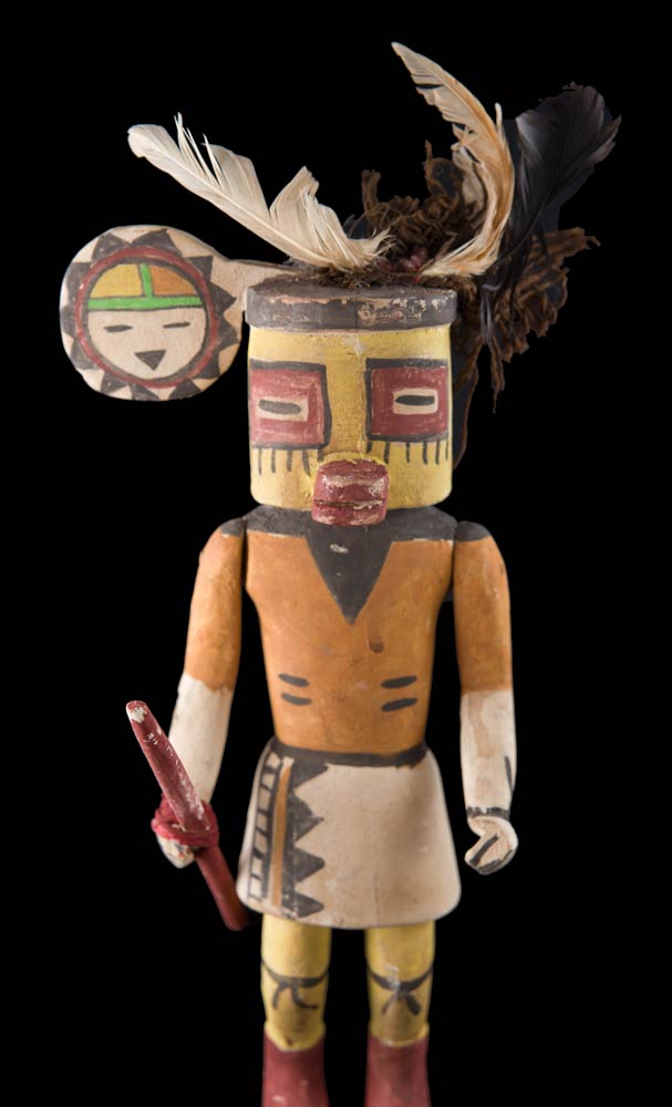 Poupée style Tawa Hopi – Kachina amérindienne du Soleil 34,7 cm