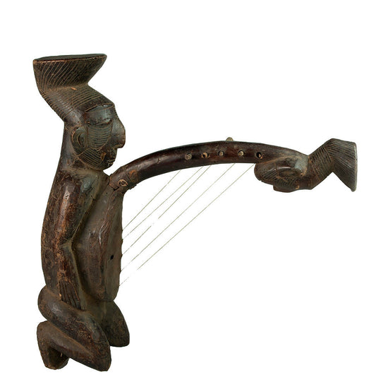 Harpe arquée Mangbetu – Instrument traditionnel du Congo (RDC)