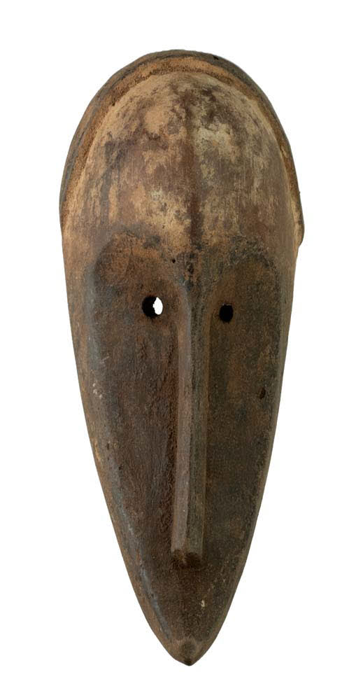 Masque passeport Fang votif – Masquette africaine en bois