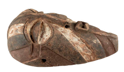 Masque passeport Kifwebe Songye – Masquette africaine en bois