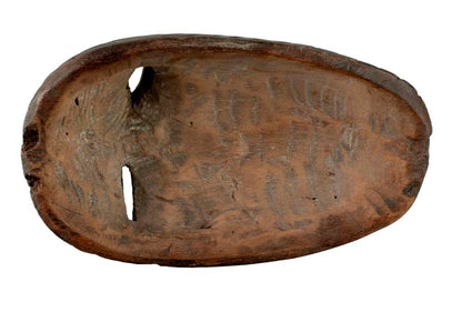 Masque passeport Kifwebe Songye – Masquette africaine en bois 13 cm